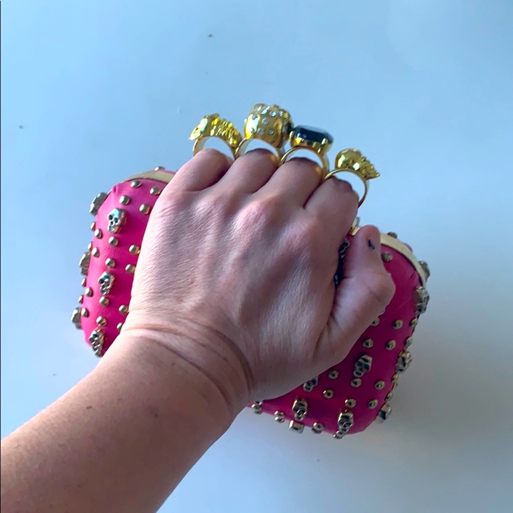 Pink clutch